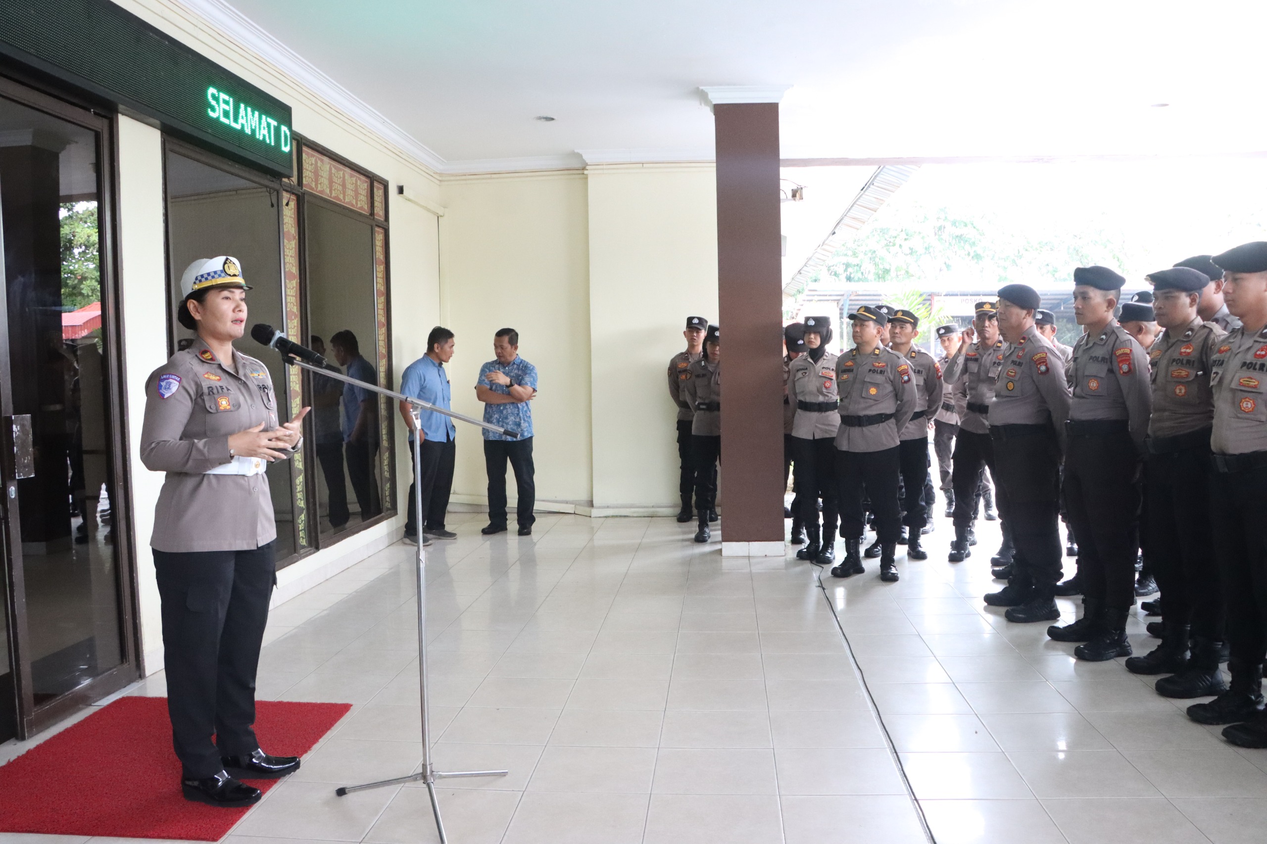 Latkatpuan Fungsi Teknis Lalu Lintas Polresta Barelang Wujudkan Profesionalisme dan Keselamatan Berlalu Lintas